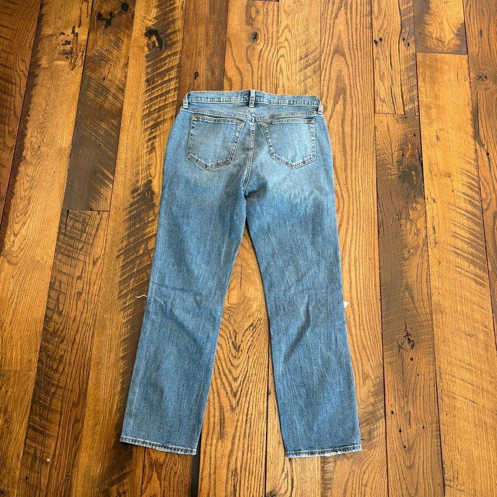 Abercrombie Maternity & Fitch Light Blue Straight Leg Jeans - Picture 2 of 5